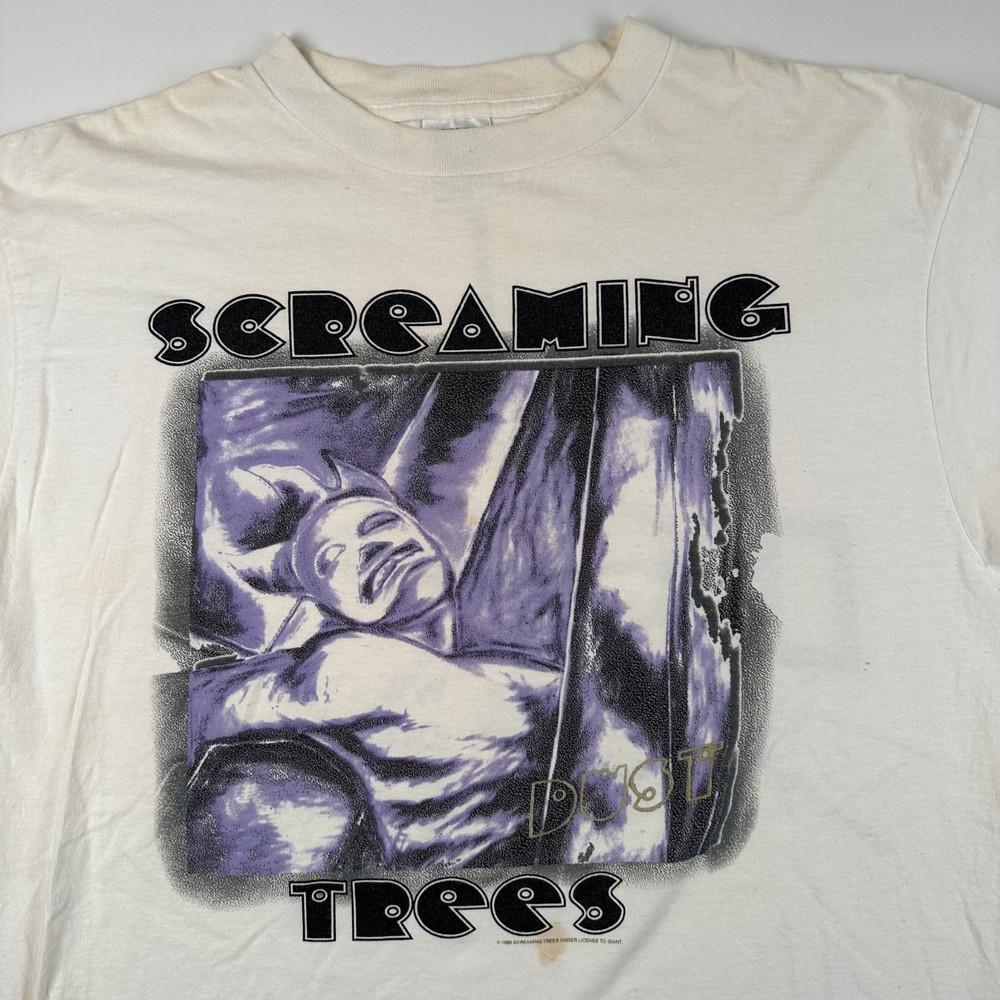 SCREAMING TREES BAND ПОДАРОК ДЛЯ ФАНАТА БЕЛЫЙ Футболка Полный Размер S-XL FH799 Унисекс Футболка