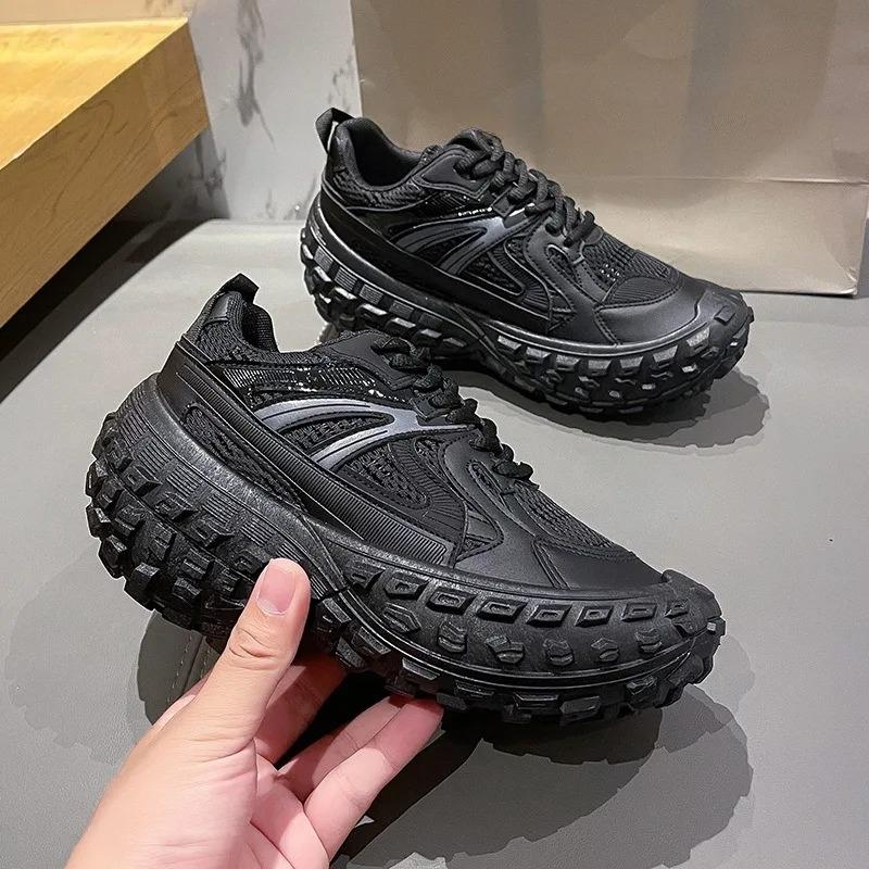 Модные женские кроссовки на платформе, дизайнерские сетчатые дышащие повседневные туфли для мужчин, для работы на открытом воздухе, для занятий спортом, кроссовки для тенниса, Zapatillas De Mujer