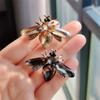 Creative Cute Honey Bee Brooch Fashion Rhinestone Women Vintage Enamel Animal Brooch