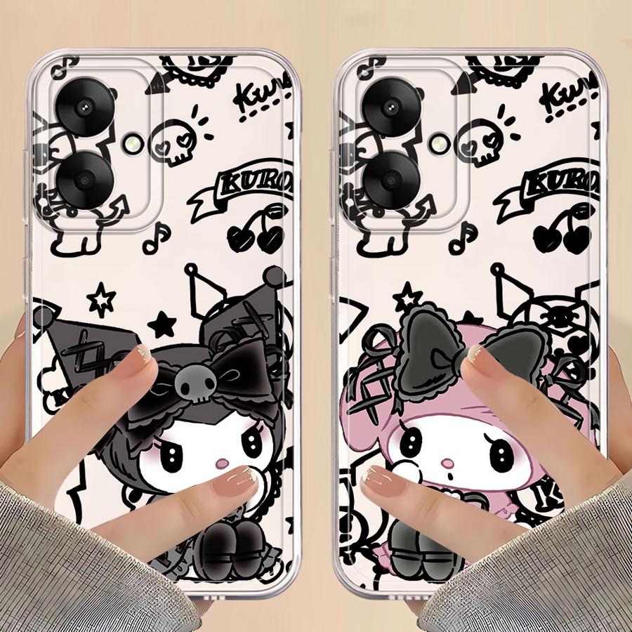 Sanrio Cool Kuromi Case for Xiaomi Mi 11 Lite 11T Pro Soft Phone Cover