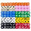 Game Dice 14mm D6 Dice 100pcs Cube Colored Die, Drinking Dice Bar Party Leisure Game Accessories