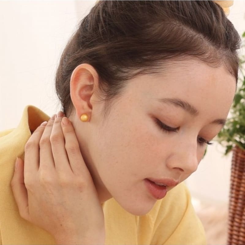 Серьги-шарики Dana Burton с тинтом Love_8 мм