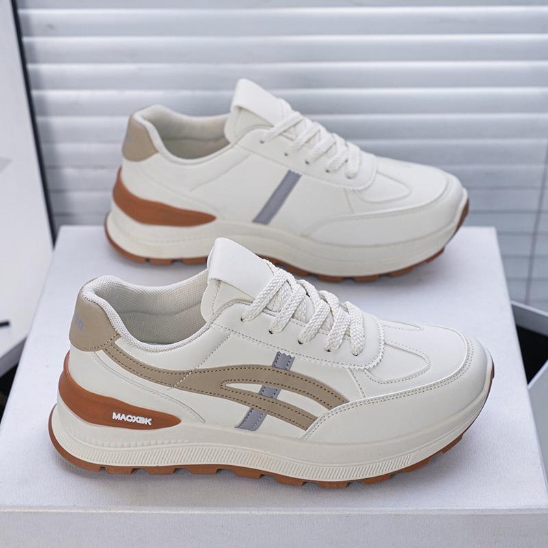 Spring Women's Shoes New Breathable Little White Shoes Children Versatile Thick-soled Heightening Sports Shoes Casual Dad Shoes Women