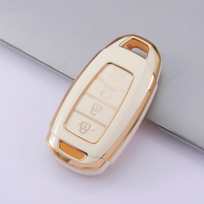 Key Cover for Hyundai Tucson, Ix35, Ix25, and Fiesta - Fits 3, 4, and 5-Button Keys