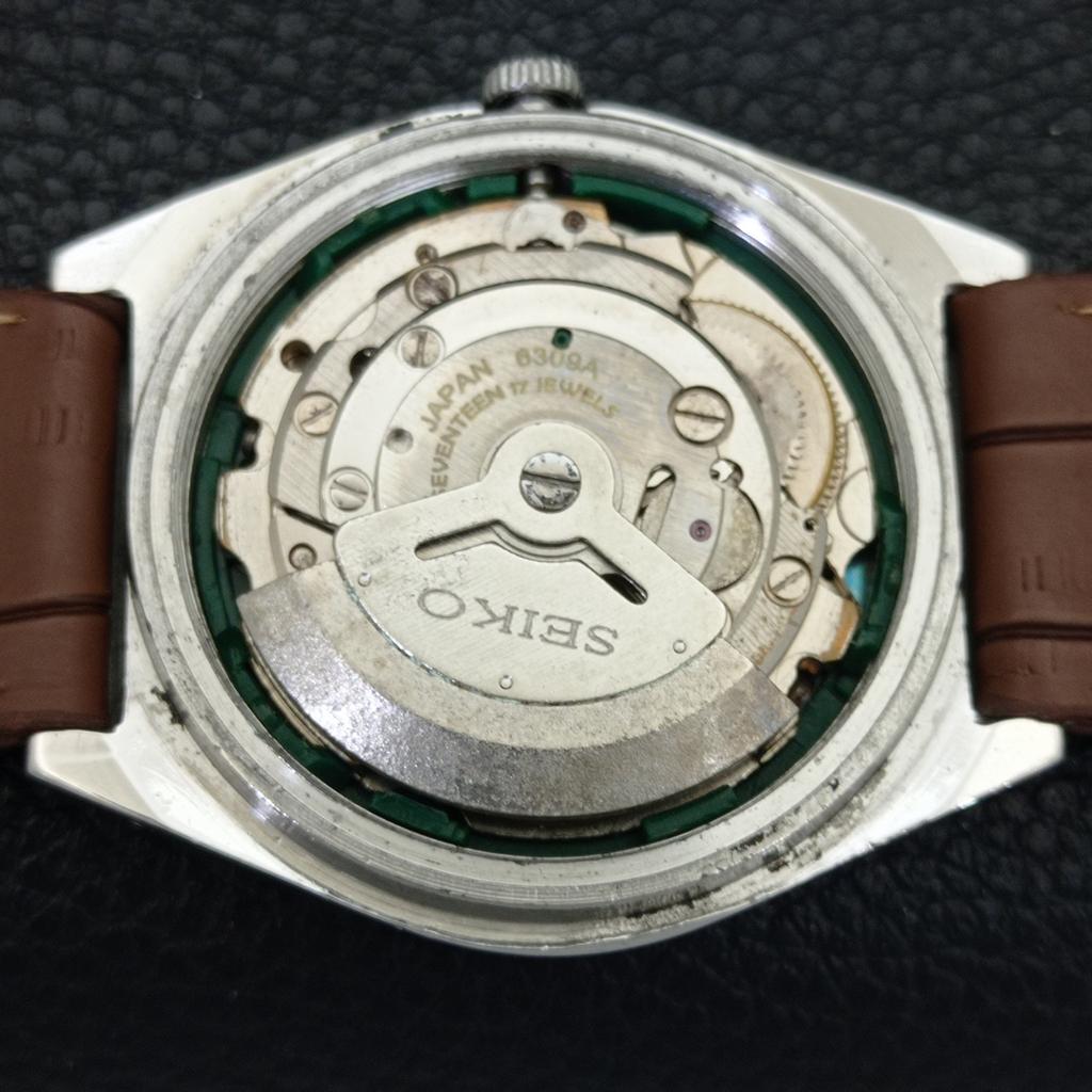 ЯПОНИЯ ВИНТАЖ SEIKO 5 АВТОМАТИЧЕСКИЕ 6309A МУЖСКИЕ ЧАСЫ ЗОЛОТИСТОГО ЦВЕТА ЦИФЕРБЛАТ a701638-5