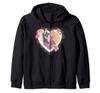 Disney Princess Rapunzel & Flynn Rider Valentine's Day Heart Zip Hoodie
