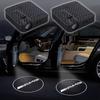 TGM3   Carbon Fiber 2PCS Car Door Lights Door Lights Logo Projector Door Welcome Light For Mercedes Benz C180 C200 C260 C300 W108 W124