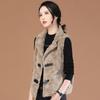 Xiao Xiangfeng Suit Collar Imitation Rabbit Fur Vest Winter Outfit New Versatile Women's Vest Thick