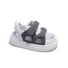 2026Summer new children's sandals with soft soles, toddler shoes with Velcro, non-slip mesh hollow sandals for boys and girls
