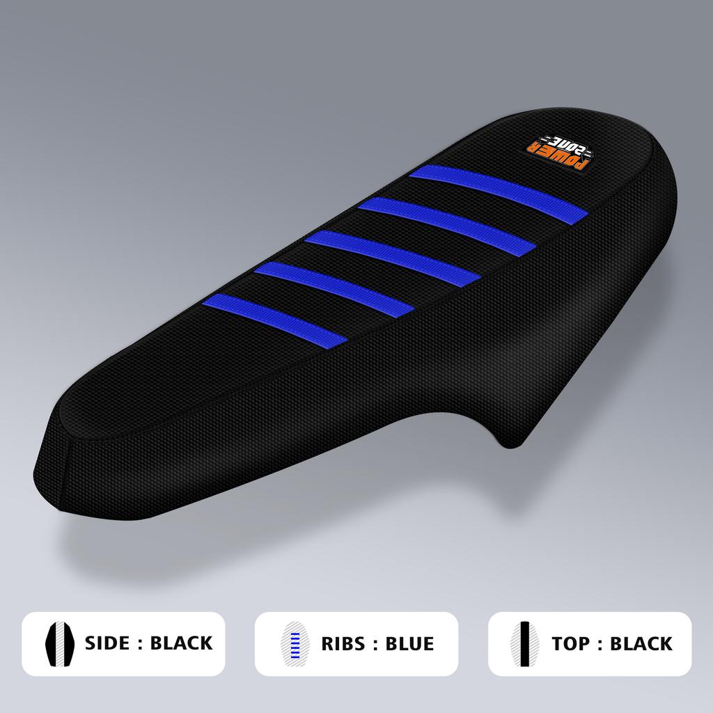 Powerzone Motorcycle Seat Cover For Ridstar Q20 Electric E Bike Soft Rubber Waterproof Non-slip Ribbed Motorcycle Accessories