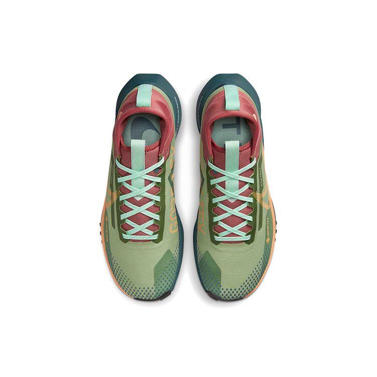 Nike React Pegasus Trail 4 GORE-TEX Alligator Orange Trance Женские кроссовки Green Mint-Foam Canyon-Rust DJ7929-300