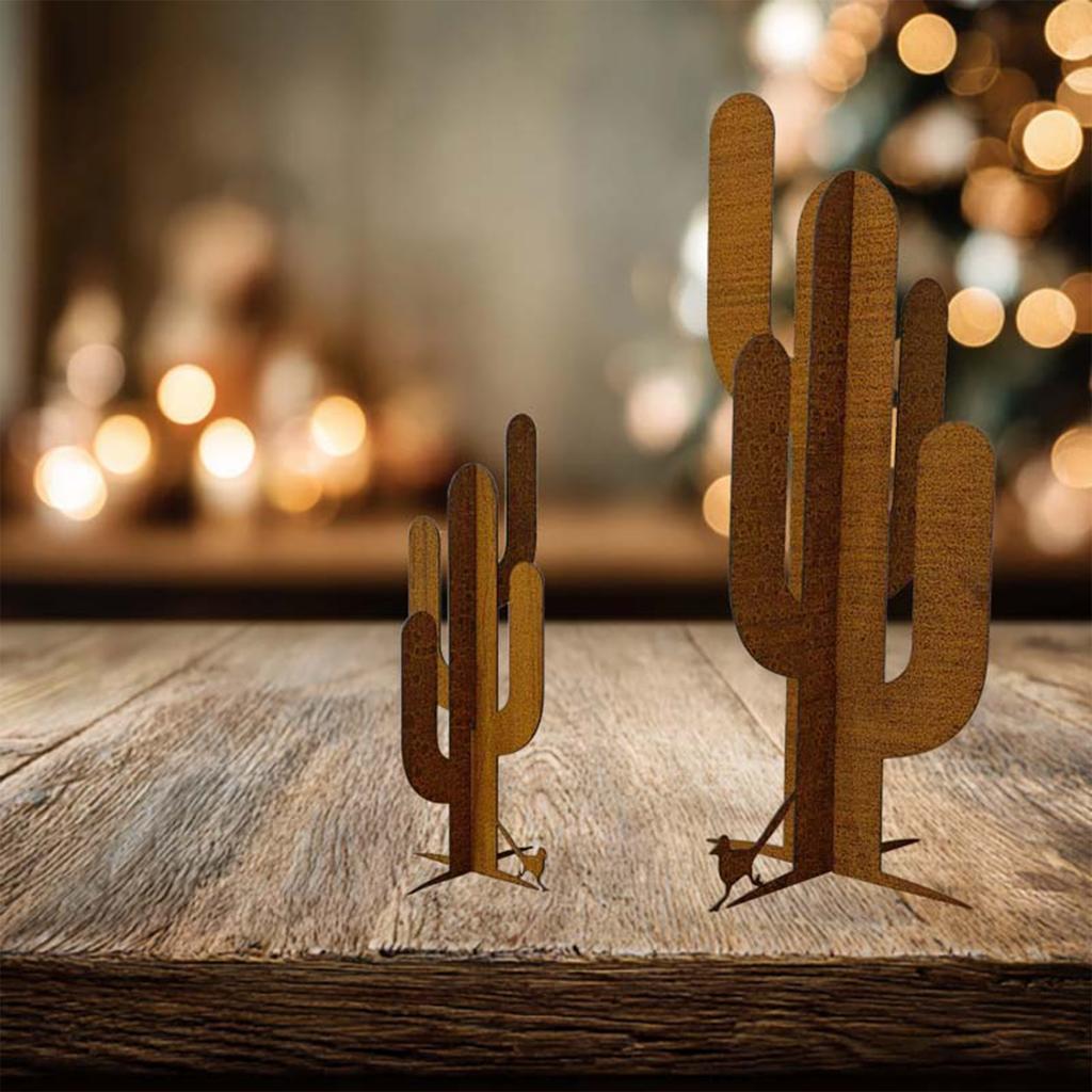 1 упаковка 2 шт. Украшения для дома в форме кактуса, настольные украшения