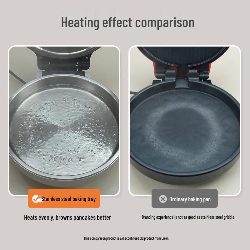 Liven 0-Покрытие Нержавеющая сталь Электрическая сковорода