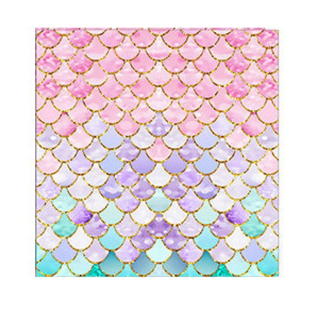 Ослепительный одноразовый набор для девочек на день рождения, красочный декоративный набор посуды, чашка, бумажная тарелка, скатерть