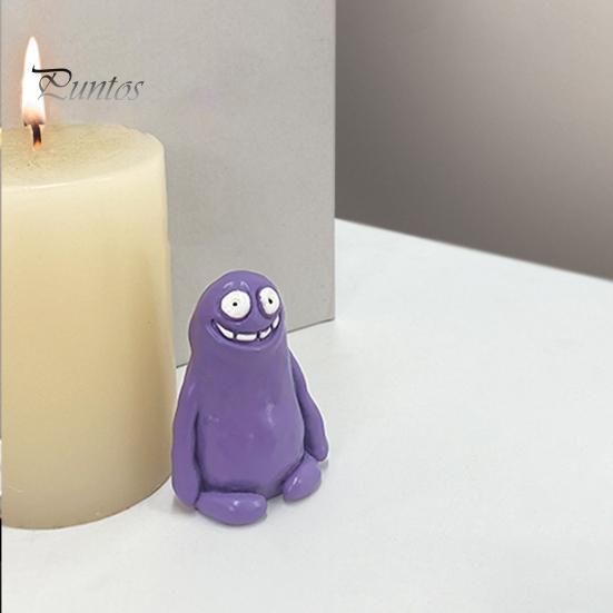 Exaggerated Expression Figurine Cute Ugly Mud Figure Desktop Decoration, Funny Resin Cartoon Hand-painted Statue, Hand-Painted Tabletop Sculpture for