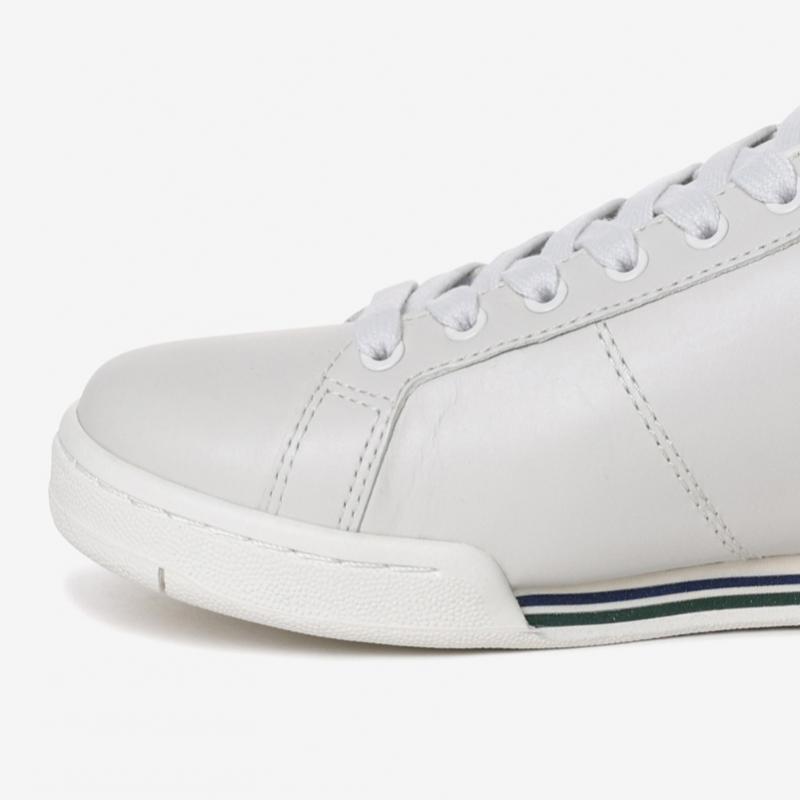 Fred Perry Унисекс Широкие Кожаные Кроссовки B722