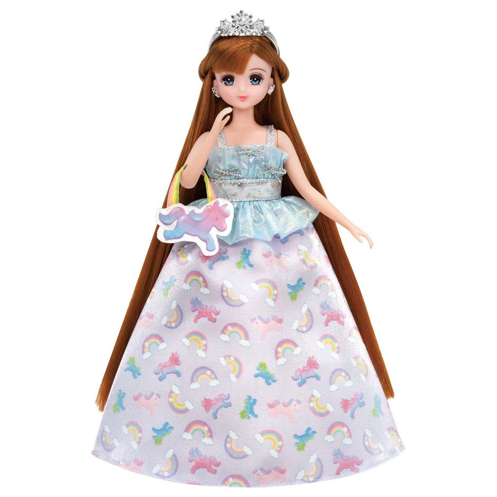 Takara Tomy Dreamy Color Dress Dreamy Pretend Play Ages 3 and Meets Toy Safety ST Mark Licca TAKARA TOMY "Licca-chan Dress, Set, Rainbow" Dress-Up