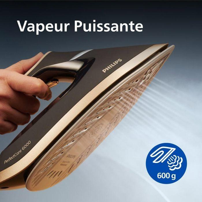 Centrale Vapeur Philips PSG6064/20 PerfectCare Compact Série 6000 Noir/doré 1.8L, 8 bars, 2400W
