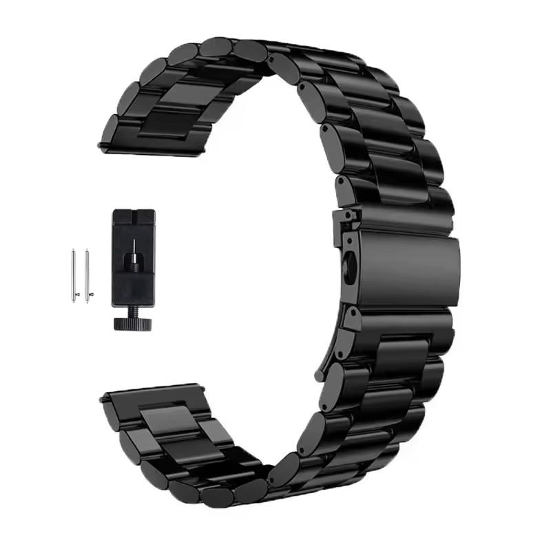 22 мм 20 мм Металлический ремешок для Samsung Galaxy Watch 7 6 5 4 40 мм 44 мм 46 мм 5Pro 45 мм Ремешок из нержавеющей стали для Amazfit Bip Huawei GT4.