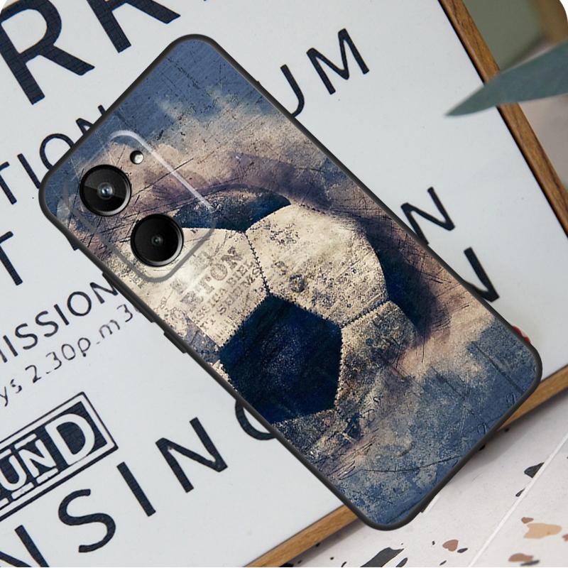 Футбольный мяч для Realme C31 C33 C35 C51 C53 C55 C67 GT5 GT Neo 6 9 10 11 12 Pro Plus C21Y C25s C30 Чехол