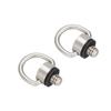 2 Pieces Camera Strap Quick Fix Screws for Camera Camera Selfie Action Camera SLR Cameras D-Ring 1/4" Screws, Straps, Tripods, Sticks, Stands, (D