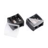 Double Holes Lipstick Pencil Sharpener For Eyebrow Lip Liner Eyeliner Pencil