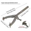 Y-Type Flywheel Wrench Caliper Car Motorcycle Repair Tool Motors Scooter Variator Remover Puller Tool Clutch Fixing Tool 295mm