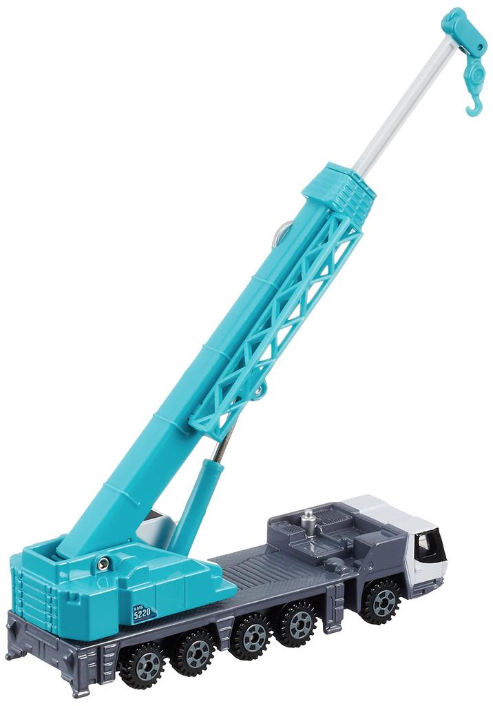TAKARA TOMY "Томика Тип Лонг Томика №. 133 Вездеходный кран Kobelco KMG5220" Игрушечная миниатюрная машина, Возраст 3+, В коробке, Соответствует стандартам безопасности игрушек,