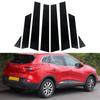 8 шт. глянцевые черные стойки для окон, накладка на дверь, декоративная наклейка на панель, подходит для Renault Kadjar 2015 2016 2017 2018