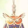 Owl Sun Catcher Natural Timber Hanging Ornament with Spiritual Meaning Card The Owl Wood Craft Wall Hanging Pendant