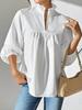 Женская повседневная рубашка с пышными рукавами 2026 года, европейская и американская - Коллекция Весна/Осень