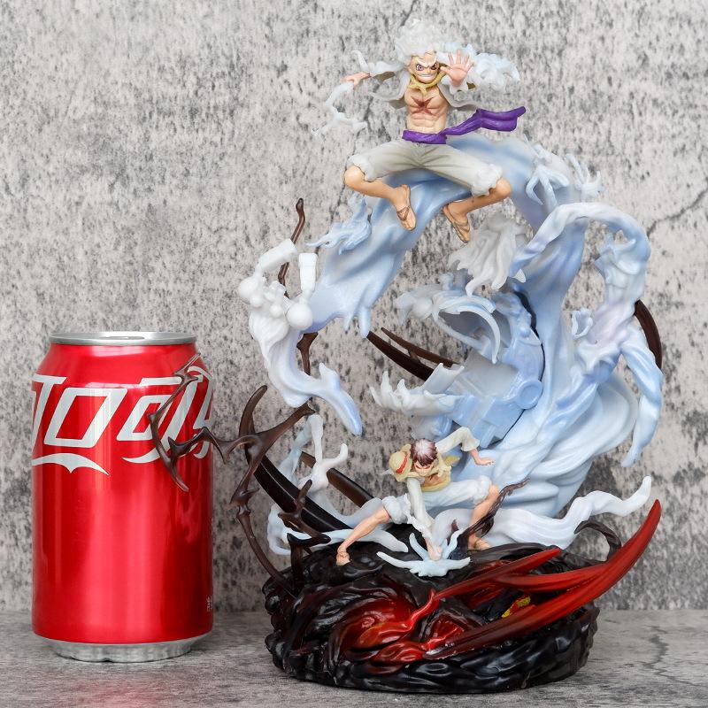 23 см Gk G5 Ника Луффи One Piece Lz Солнечный Бог Аниме Фигурка Пробуждение Фрукта С Основой Статуя Украшение Коллекционные Предметы Игрушки Подарки