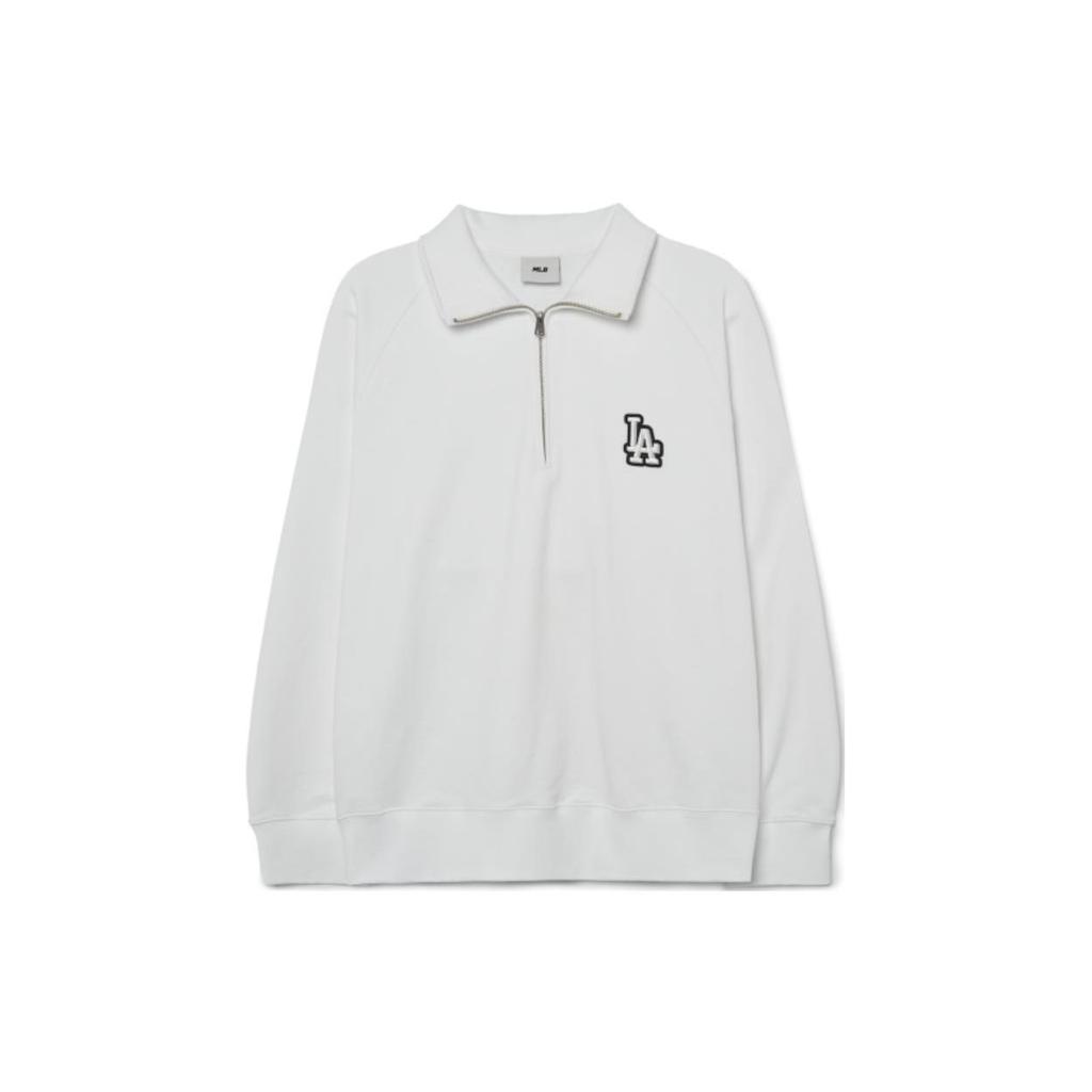 MLB Sweatshirts Unisex White Polo Collar Moderate Other 3AMTB0331-07WHS