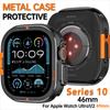 Metal Case for Apple Watch Series 10 46mm Protector Case Aluminum Cover Bumper Frame for IWatch Ultra 49mm
