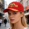 Хлопковая бейсболка с вышивкой "СССР", регулируемая, модная, для улицы, для мужчин и женщин
