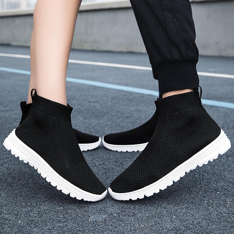 Женские черные мокасины, обувь для вождения, кроссовки, повседневные мужские ботинки без застежек, прогулочные минималистичные дышащие носки, обувь