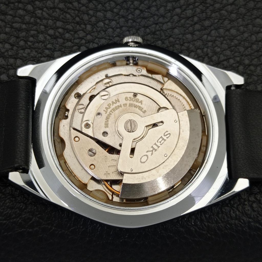 АВТОМАТИЧЕСКИЕ ВИНТАЖНЫЕ ВОССТАНОВЛЕННЫЕ МУЖСКИЕ ЧАСЫ SEIKO 5 JAPAN 6309A БЕЛЫЕ a441380-5