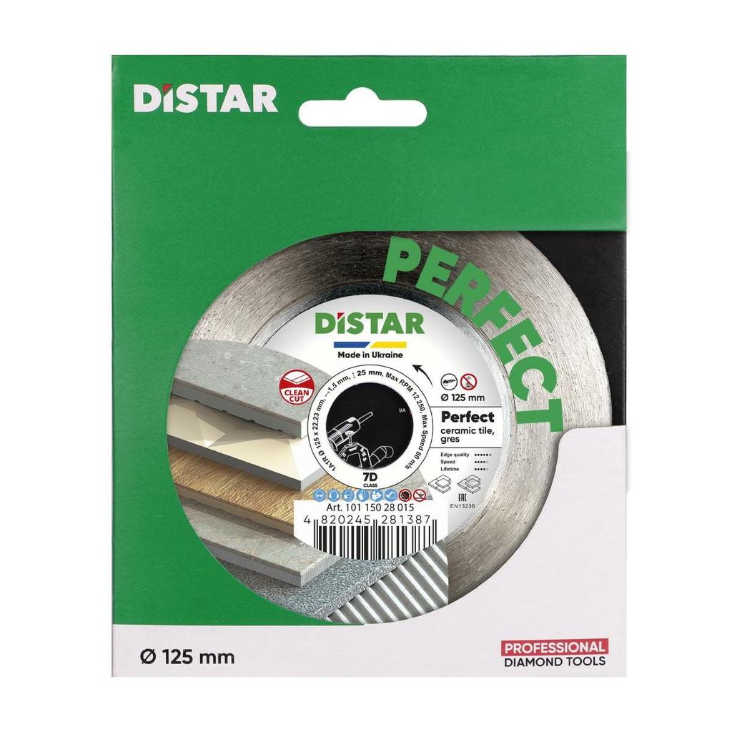 Distar Tarcza Diamentowa Perfect 125 X 1,5 X 25 X 22,23Mm