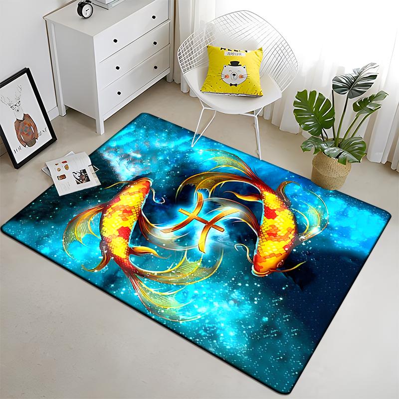 Современный китайский дракон Тай Чи багуа Инь Ян коврик для гостиной ковер для детей игровой домашний деко напольный коврик и ковры