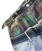 GRAILZ Camo Layered Illusion Denim Pant [Blue]