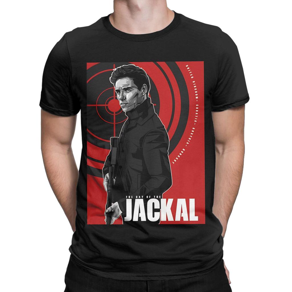 The Day of the Jackal Season red Graphic 100 Cotton TShirt The Day of the Jackal Season Tops Tees For Unisex