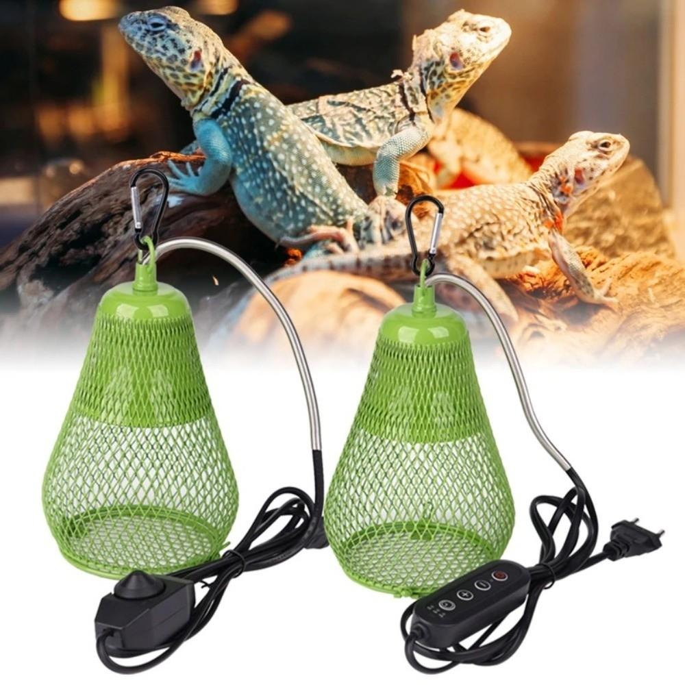 Iron Mesh Dome Pet Heating Lampshade Double Cage Anti-scald Lampshade Aquarium