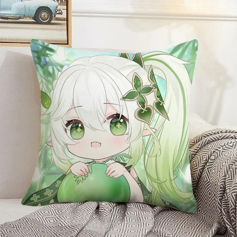 Наволочка для подушки Genshin Impact 45*45 Декоративные наволочки для диванных подушек Наволочка Декор для подушек Домашний декор Наволочки