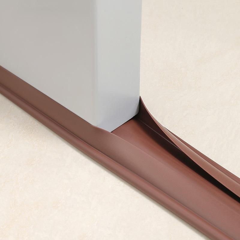 1 шт., звукоизоляционная дверная полоса, резиновая уплотнительная лента, дверной стопор, нижний зазор двери, силиконовый черновик