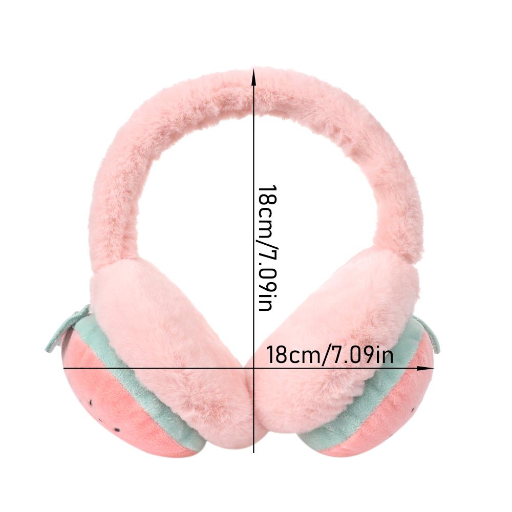 Comfortable Winter Warm Cartoon Fruit embroidery Ear Warmer Earmuff Ear Cover