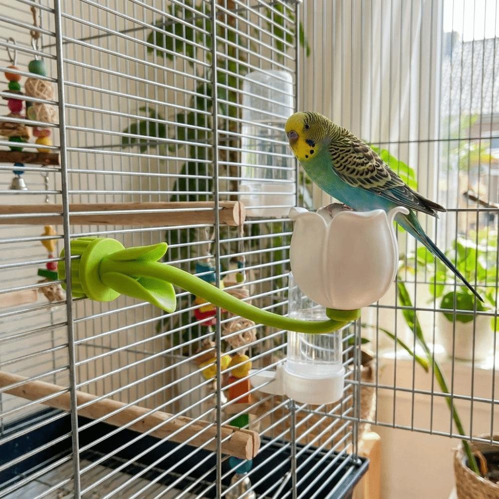 Plastic Magnetic Parrot Pole Bite Resistant Parrot Standing Stick Bird Cage Accessories