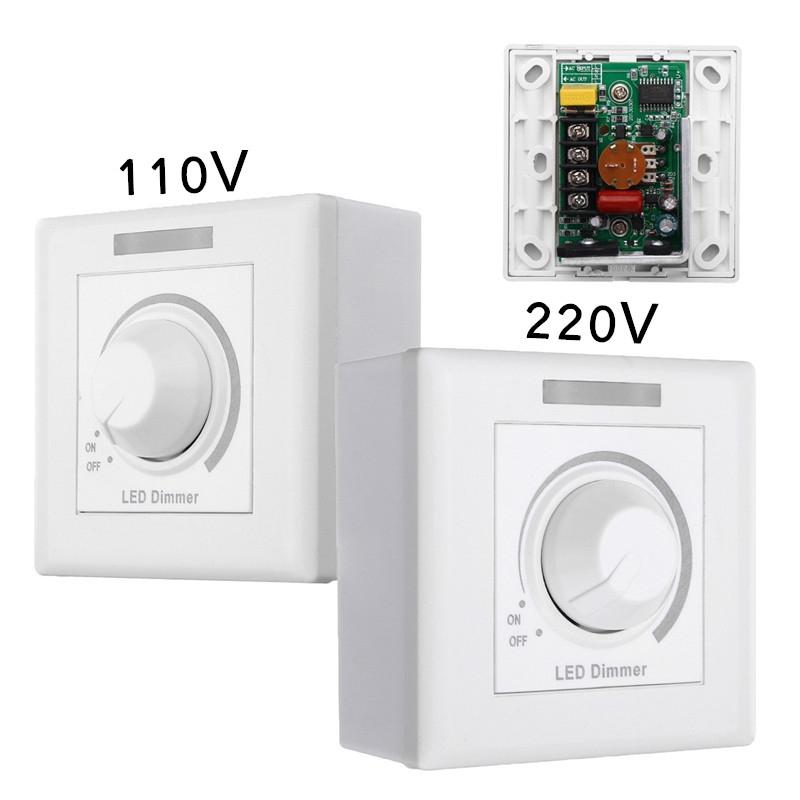 150W 110V/220V LED Dimmer Max With 12 Keys IR Remote Control For Dimmable Light Lamp Bulb Wall Dimmer Switch