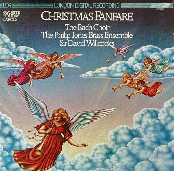 LP Record BACH CHOIR, PHILIP JONES BRASS ENSE - Christmas Fanfare LDR10028 London Records 1980 US Classical Used