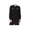 adidas Логотип с буквенным принтом и круглым вырезом, повседневный свитшот унисекс, черный DZ0458