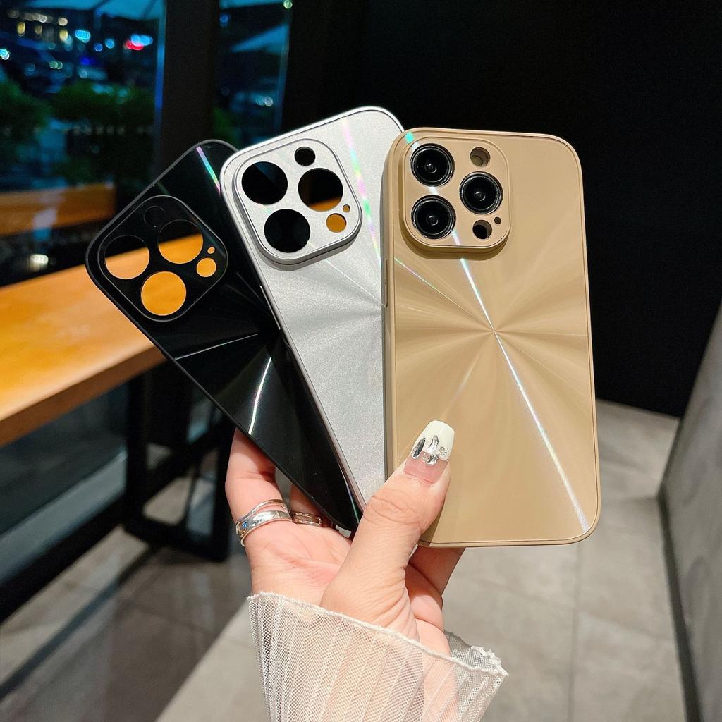 Лазерный переливающийся узор Aurora CD, Подходит для чехла для телефона Apple 14promax, IPhone15 Полная защита от падений 14